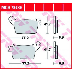 Bremsbelag vorne MCB 683SV TRW Lucas Aprilia